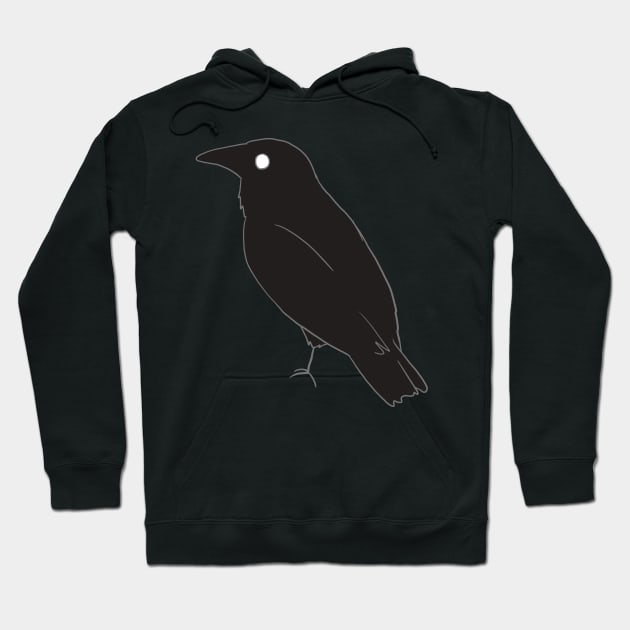 crow art Hoodie by Mayarart